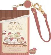 Sumikko Cafe Chocolate Fair Theme : Pass Case with Reel "Sumikko Gurashi"