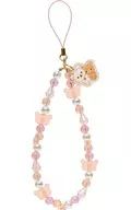 Ko Rilakkuma & Chai Leucoguma Ame no Chi Hareno Rilakkuma Theme Beads Strap "Rilakkuma"