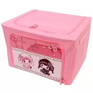 "My Melody / Kuromi" storage box with window for "Merokuro of Moonlit Night"