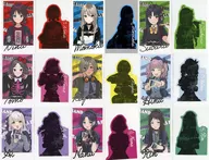 "Kotobukiya KUJI Girls' Band Cry" C Prize 9-Type Set Photo Style Card & Sticker Set "Kotobukiya girls band cry"