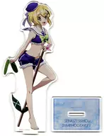 Akatsuki Kirika (Marine Sailor Swimwear) drawing extra large acrylic stand "SENKIZESSHOU SYMPHOGEAR XV POP UP SHOP"