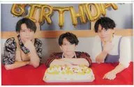 Kento Ito & Sho Karino & Bunya Imai Memorial Acrylic Block A (Lunchtime Ver.) "How about Kento Ito and Sho Karino ~ Kento Ito's Birthday Special ~"