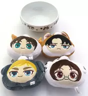 Gathering Amarukoko acorn mascot rice bowl assortment set "Attack on Titan" You're going to get bored! Limited