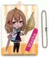 Marsha (Maria Mikhailovna Kujo) / Uniform Acrylic Card Charm "Sega Lucky KUJI TV Anime : My Neighbor Arya Sometimes Speaks in Shea" F Prize