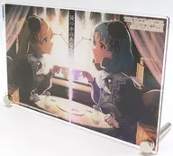 Mirage / Mirror Acrylic Plate "idol Master MILLION LIVE! Shea Ta Days x Karaoke No Tetsujin"