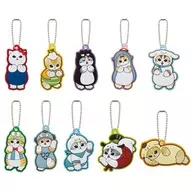 10-Type Set "mofusand× Sanrio Character C's Special Rubber Mascot"