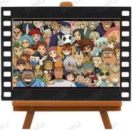 "INAZUMA ELEVEN Trading Opening & Ending Scene photograph Film-Style Mini-Art Frame" (soccer ball & V sign)