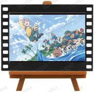 Meeting (Sea) "INAZUMA ELEVEN Trading Opening & Ending Scene photograph Film-style Mini Art Frame"