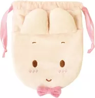 Marron Cream Plush toy drawstring bag "Sanrio Character Drivers"