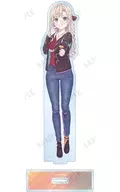 Wilhelmina Painted Maple Viewing ver. Ani-Art clear label The 2nd BIG Acrylic Stand "Theatrical High School Fleet"