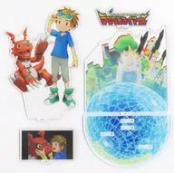 Keito Matsuda & Gilmon Acrílico Stand "Anime 25 th Anniversary Digimon Adventure exposição"