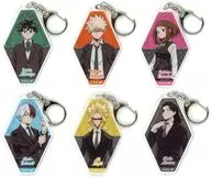 6-Type Set "MY HERO ACADEMIA Trading Acrylic Key Holder Grinish Costume Ver."