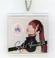 Saki Yamakita (Background : White) Acrylic Key Holder A "デジリアトレカ I ☆ Ris 8th Live Tour 2023 ～ Wasshoi! ～ Pack Vol. 2" N  Special