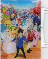 Second Key Visual Acrylic Panel C-3 Prize for "KUJI Hikido Amagi Brilliant Park KUJI 10th Anniversary of TV Animation"