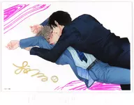 A. Pink (Albrecht Zweik & Naito Haruto) with handwritten signature A4 size acrylic plate "Mr. Oate, Sweet Room, Eskeup Release Commemorative Exhibition at Manga Exhibition Shibuya"