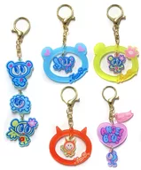 5-Type Set "Angel Blue Yurayura Key Holder"