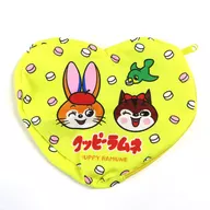 Heart-shaped Gathered Pouch "Kuppee LAMUNE Pouch Assorted Collection"