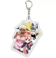 頼加＆佐手呂＆含蛇 「エルフさんは痩せられない。 アクリルキーホルダー 01.公式イラスト」