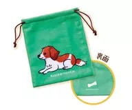 ON THE GROUND,' Kooikerhondje CHOI-MOCHI drawstring bag'