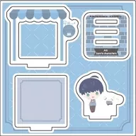 Tsumugi Tsukioka x Cinnamoroll Acrylic Stand Plate "A3! (A3) x Sanrio Character Connectors"