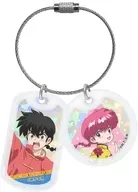 Ranma a rice-planting girl Acrylic Dog Tag Key Holder "Ranma 1/2"