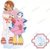 [New] Takenouchi Sora & Piyomon 25th Anniversary ver. Extra Large Acrylic Stand "DIGIMON ADVENTURE"