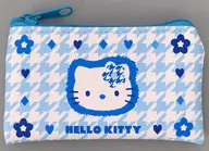 Hello Kitty (Kao Hana) "Sanrio Character Connector's Trading Flat Mini Pouch  Mizuiro Hello Kitty"