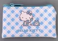 Hello Kitty (phone check) "Sanrio Character Cters Trading Flat Mini Pouch  Mizuiro Hello Kitty"