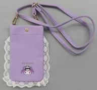 Kuromi (Lavender) Tsundere Cafe Series Shoulder Bag "Sanrio Character Drivers"