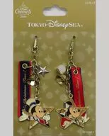 Mickey & minnie Strap 2-Type Set "Disney Christmas 2019" Tokyo DisneySea Only