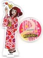 Ochaco Uraraka (pedestal bamboo illustration) Sendai Tanabata painted acrylic stand "MY HERO ACADEMIA x Tohoku Festival"