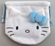 Hello Kitty Face drawstring bag Mizuiro Hello Kitty Series 2nd "Sanrio Character Connectors"