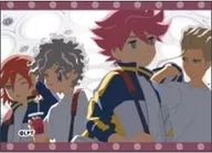 "Canvas Board Mini INAZUMA ELEVEN 05. Scene photograph Illustration" by Kiyama, Kira, Nosaka and Nishikage