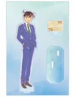 Shinichi Kudo BIG Acrylic Stand "CASE CLOSED" with Ani-Art aqua label parts