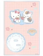 BIG Acrylic Stand with Nyanko-sensei x Hello Kitty Parts ver. A "Natsume's BOOK of FRIENDS x Sanrio Character Connectors"