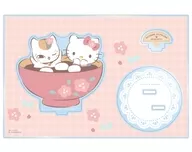 BIG Acrylic Stand ver. B with Nyanko-sensei x Hello Kitty Parts "Natsume's BOOK of FRIENDS x Sanrio Character Connectors"