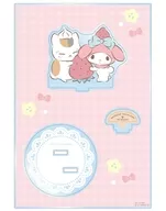 BIG Acrylic Stand ver. A with Nyanko-sensei x My Melody parts "Natsume's BOOK of FRIENDS x Sanrio Character Connectors"