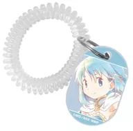 Sayaka miki Ani-Art aqua label 2nd Rocker key-style acrylic key holder "PUELLA MAGI MADOKA MAGICA Theatre [Part 1] The Beginning Story / [Part 2] The Eternal Story"