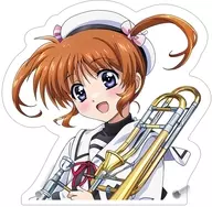 Takamachi is the Wind Instrument ver. Drawing Extra Large Die Cut Acrylic Panel "Magical Girl Lyrical NANOHA Series"