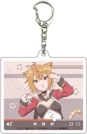 Nekoma Napping "Although I am a VTuber, if I forgot to cut the distribution, it became a legend Acrylic Key Holder 02. Official & Drawn Illustration"