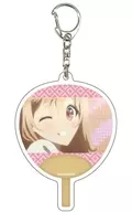 Utatane Yasumi "Voice Actor Radio no Uraomote Acrylic Key Holder 02. Official & Drawn Illustration"