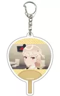 Yuzu citron "Voice actor radio no ura omote acrylic key holder 02. Official & drawn illustration" by Meguru Nizaki