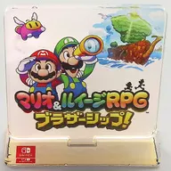 Mario & Louis of Durazzo, Count of Gravina Acrylic Stand "Switch Soft Mario & Louis of Durazzo, Count of Gravina RPG Brothership!" TSUTAYA Purchase benefits