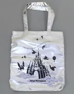 Gathering (silver) tote bag "Reach for the Stars" limited to Tokyo Disneyland.