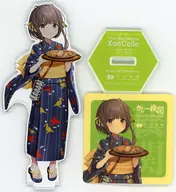 鵜来(浴衣/おでん) アクリルスタンドセット 「艦隊これくしょん～艦これ～ カレー機関 35th Sequence【拡張作戦】【後段作戦】」 対象メニュー注文特典