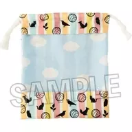 Drawstring bag "Haikyu!!!" com uma janela no dedo.