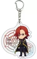 Theon Alster "Wisteria Acrylic Key Holder of Wand and Sword 01. Official Illustration"