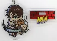 Ellen Jaeger "Attack on Titan in E-DINER Trading Acrylic Stand Charm E-Toon 2nd"