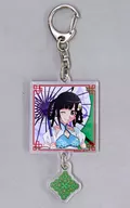 " Series Off & Monster Season x Karaoke Maneki Neko Double Acrylic Key Holder" Getsuka Arasagi