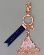 Tinker Bell (Cinderella Castle) key chain "Reach for the Stars" limited to Tokyo Disneyland.